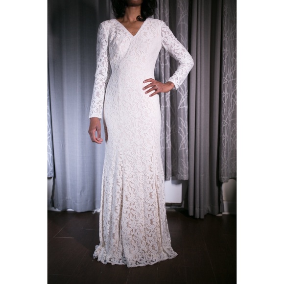 BHLDN Wedding Dress Size 2 - Picture 2 of 4